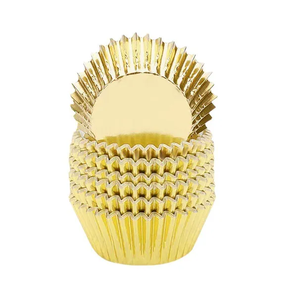 Folie Baking cups - Gold -150ps